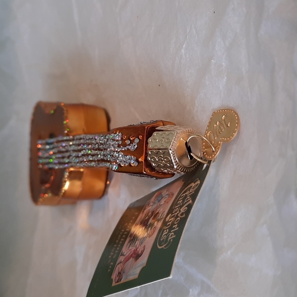 Guitar Music Lover Band Instrument Old World Christmas Glass Ornament NWT - Picture 3 of 5
